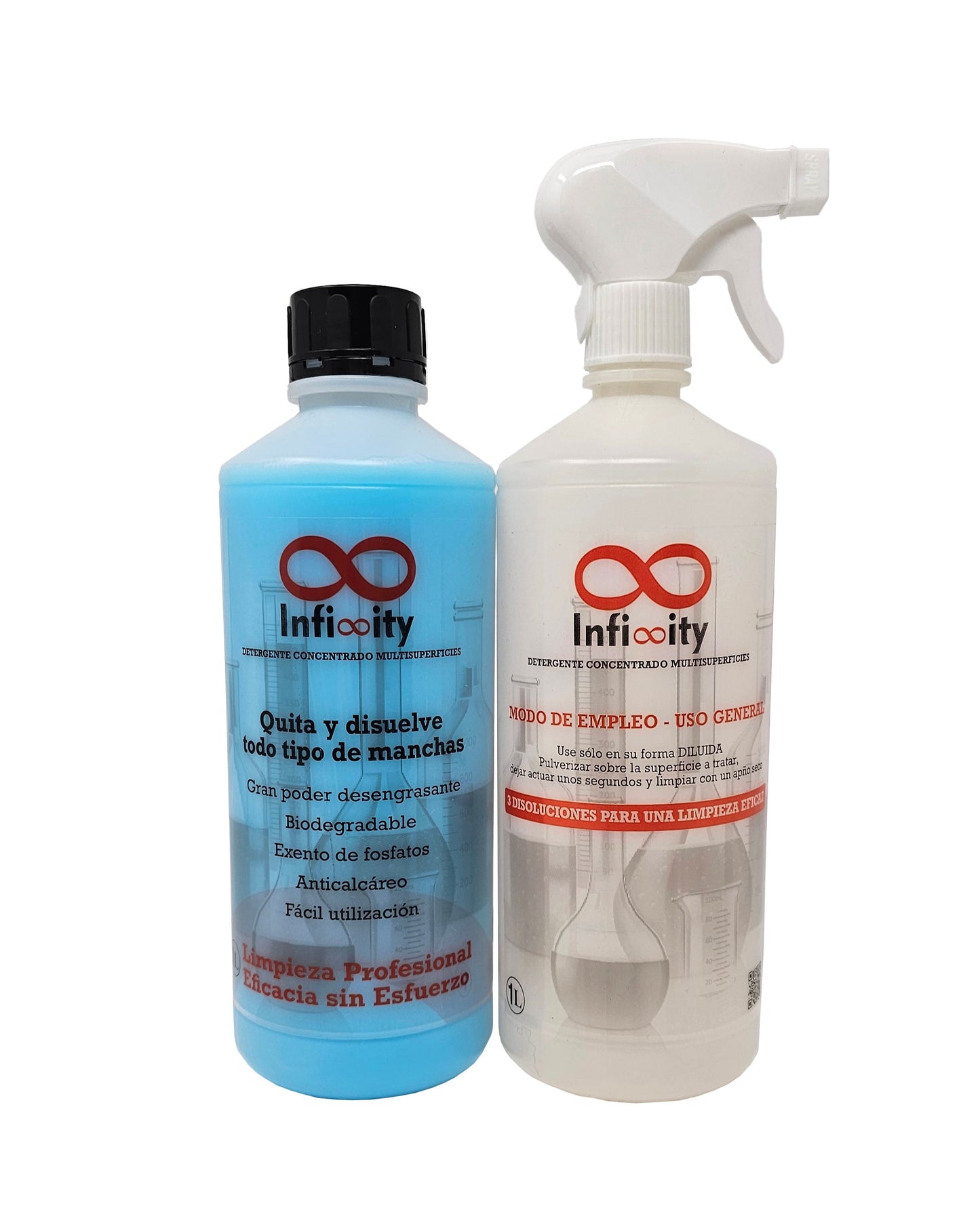 Multiusos Infinity 1 Litro + Spray Pulverizador